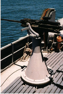 Naval Mount with 20mm Low Recoil Cannon MG151 or equivalent